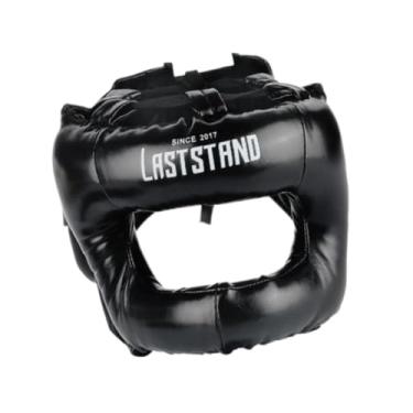 Imagem de menolana Proteção para a cabeça de boxe, capacete leve e macio para proteção facial, equipamento de para treino de Taekwondo e Muay Thai, Preto