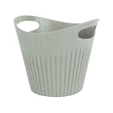 Imagem de Cachepot Evo Cesto Cinza Petra - M