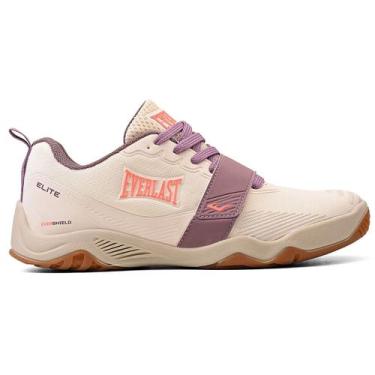 Imagem de Tênis everlast elite feminino bege/rosa, 38