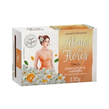 Imagem de Sabonete Flor de Laranjeira em Barra de 130g, Linha Alma de Flores, Memphis