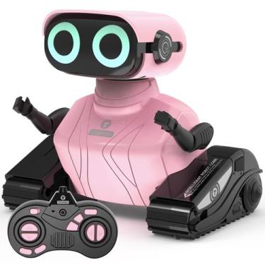 Imagem de Robot Toy GILOBABY Remote Control LED Eyes para crianças de 3 anos ou 