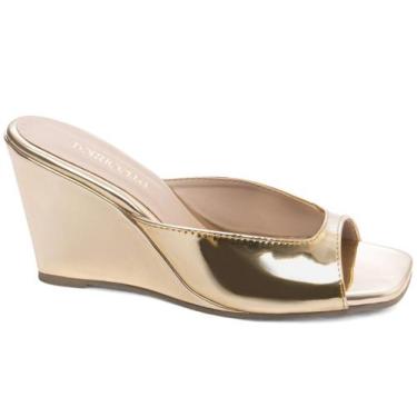 Imagem de Sandália Tamanco Anabela Salto Plataforma 7.5cm Feminina - EMILY ONLIN