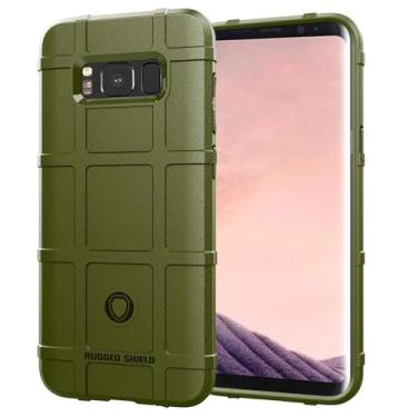 Imagem de Capa Case Galaxy S8+ Plus (Tela 6.2) Rugged Shield Anti Impacto (Verde)