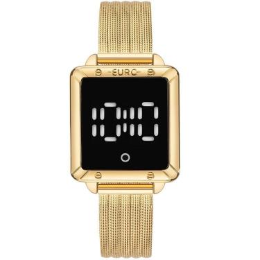 Imagem de Relógio Euro Feminino Fashion Fit Led Dourado - Eumd2404ad-4d Relógio Euro Feminino Ff Led Dourado - Eumd2404ad-4d
