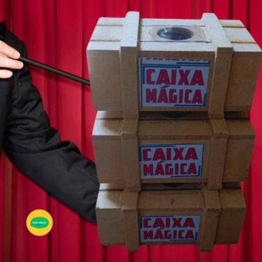Imagem de CAIXA MÁGICA MDF - "Experimente abri-la" (OUTROS JOGOS: truque, quebra