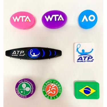 Imagem de Kit com 8 Antivibradores WTA + AO + ATP + Roland Garros + Wimbledon + 