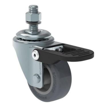 Imagem de Rodízio giratório schioppa c/ freio glae 158 bp fp