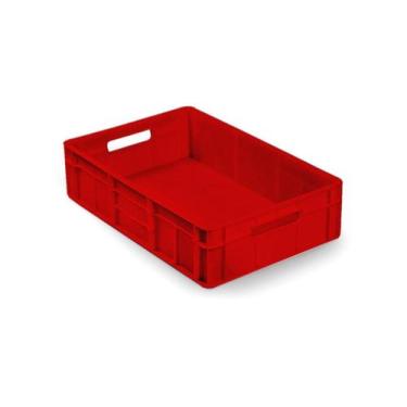 Imagem de Contentor fechado vermelho 15x40x60cm - mercoplasa