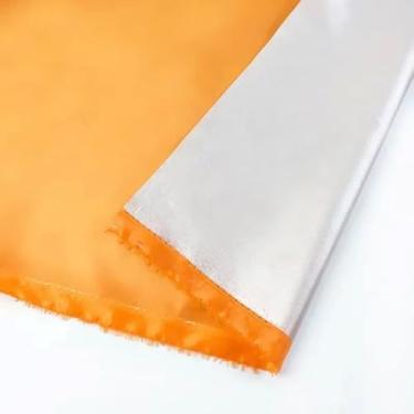 Imagem de Tecido Impermeável Prateado Pintado De 210T Com Largura Fixa De 140 Cm - 100/200/400 Cm De Comprimento - Material À Prova De Poeira Para Barracas, Guarda-chuvas De Carro E Costura(Orange,200X140cm)