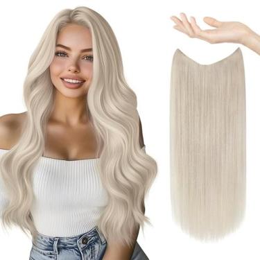 Imagem de Extensões de cabelo de arame Sunny Real Human Hair 60 Platinum 60cm - 