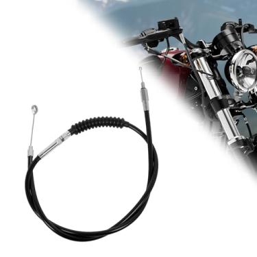 Imagem de PIKPOP Cabo de embreagem para Harley Sportster, extensão de fio de embreagem trançado de aço inoxidável para Sportster 2004-2020, 1986-2013 XL 883, XL 1200, ferro 883, ferro 1200, XL883N, XL1200N (59