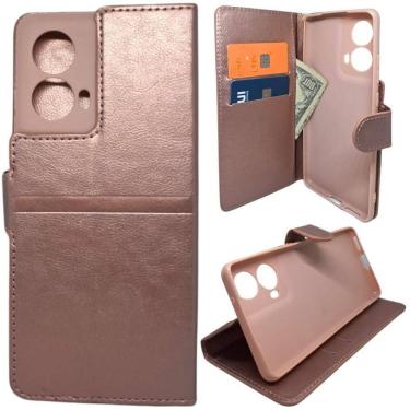 Imagem de Capa Carteira Para Motorola G85  Tela De 6.67  Capinha Case