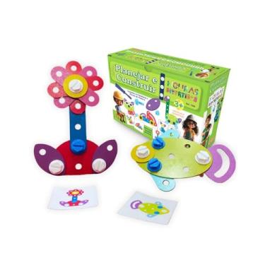 Imagem de Planejar e Construir Figuras Divertidas Brinquedo educativo Carimbras
