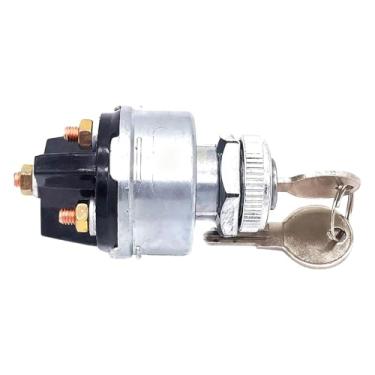 Imagem de Mqetly Interruptor de ignição com chaves, universal, substituição do interruptor de partida para caminhões e carros