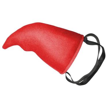 Imagem de MotiveTech Fantasia de tubarão para festa de formatura de clube, acessórios para fantasia de tubarão para adultos, Vermelho