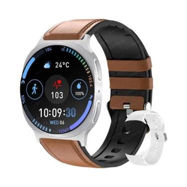 Imagem de Relógio Inteligente Feminino Com GPS, Tela AMOLED, Monitor De Frequênc