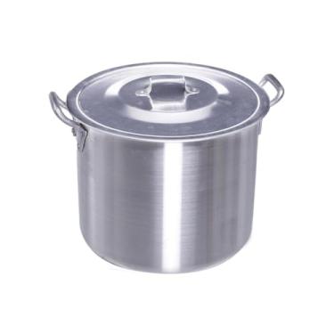 Imagem de Panela Caldeirao Em Aluminio Grosso No 28 - Capacidade 14 Litros Para Sopa Caldo Quentao