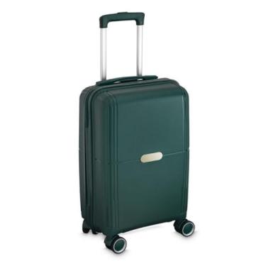 Imagem de Mala de Viagem Executiva com Rodas 360°, 40L, Cadeado TSA, 55x25x21cm, Rígida (Verde)