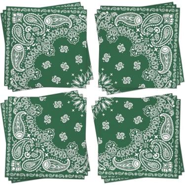 Imagem de 50 guardanapos bandana ocidental - decoração de festa de aniversário de caubói, brindes do Velho Oeste, suprimentos de chá de bebê de rodeio, aniversário Wild One Yeehaw Bday, vaqueira, guardanapos de