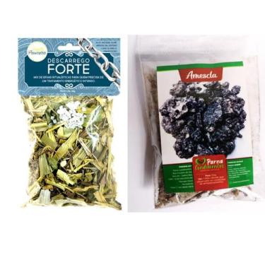 Imagem de Amescla Resina Breu Branco Defumador Defumação Banho Descarrego Forte 