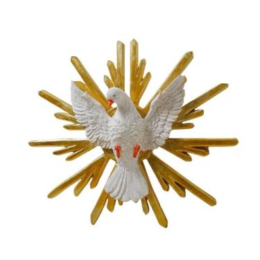 Imagem de Imagem Divino Espírito Santo 43Cm De Parede Resina Importada