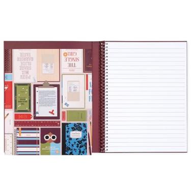 Imagem de kate spade new york Caderno espiral oculto pequeno, caderno de diário de 21 x 17 cm com 112 páginas forradas (clube do livro)