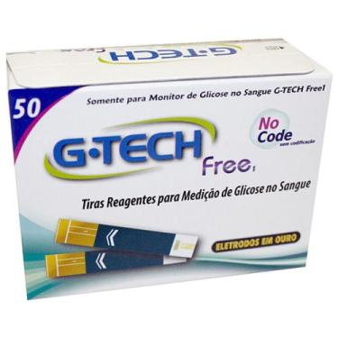 Imagem de Tiras Reagentes G-Tech Free com 50 unidades - Accumed