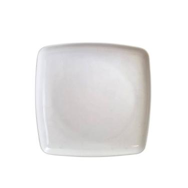 Imagem de Prato Sobremesa Quadrado Em Melanina 19Cm- Kit 3Un