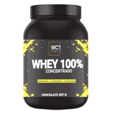 Imagem de Suplemento Whey Protein Concentrado Chocolate Pote 907g - WCT-Unissex
