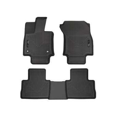 Imagem de Husky Liners Tapetes Weatherbeater | Serve para Toyota RAV4 2019-2025 | Frente e 2ª fileira, 3 peças pretas - 95501