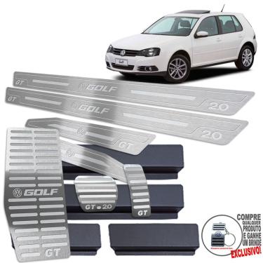 Imagem de Pedaleira Automátic Soleira Descanso Prata Golf Gt 2007 2013