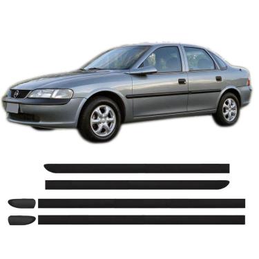 Imagem de Friso Lateral Vectra 1996 A 1999 4 Portas Preto 2105A