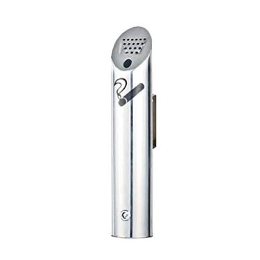 Imagem de Cinzeiro de cigarro à prova de vento cinzeiro de chão para exterior cinzeiro montado na parede cinzeiro de aço inoxidável para fumar cinzeiros de cigarro para ambiente interno suporte de cinzeiro para