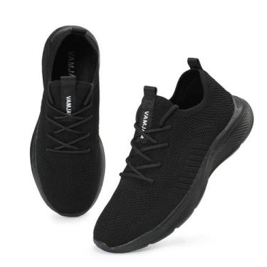 Imagem de Tênis de corrida VAMJAM Fashion, tênis masculinos leves, pretos 11