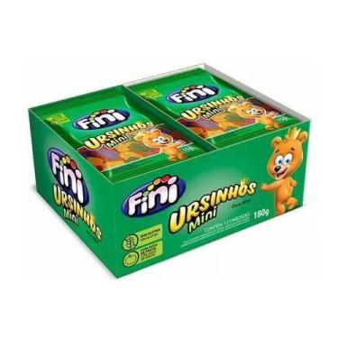 Imagem de Bala de Gelatina Fini Ursinhos 12 pacotes de 15g cada