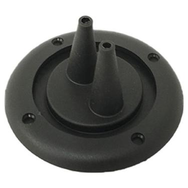 Imagem de Passa-cabo Comando Até 8MM Duplo 4 Pol Preto Trem