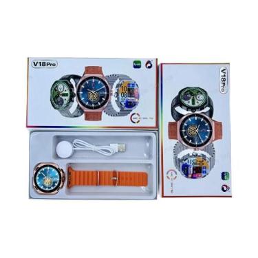 Imagem de Relógio Inteligente Para Homens E Mulheres 7 HD AMOLED Bluetooth Chama