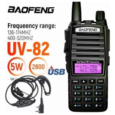 Imagem de Walkie-Talkie De Acampamento De Longa Distância Baofeng Uv82
