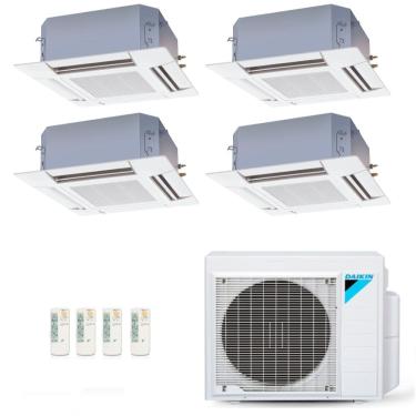 Imagem de Ar-Condicionado Multi Split Inverter Daikin 28.000 (4x Evap Cassete 4 Vias 12.000) Quente/Frio 220V