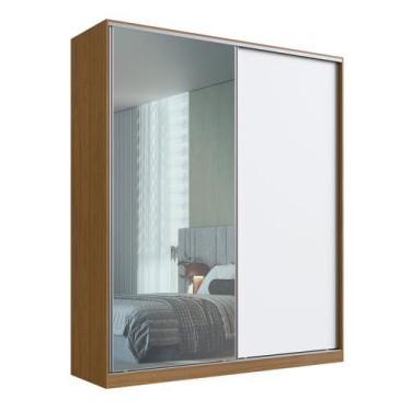 Imagem de Guarda Roupa Solteiro com Espelho 2 Portas de Correr Rc2006 - Emovell