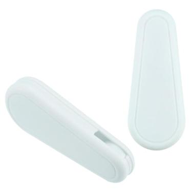 Imagem de 2 Pçs Peso do cabo das persianas, POM 83 mm/3,27 pol. Peso do tensor para persianas romanas verticais, corrente com contas de esferas, acessórios para janela, cinza