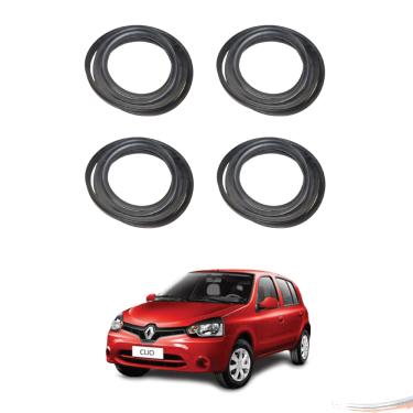 Imagem de Kit Borrachas Premium de Porta Clio Todos 4 Portas