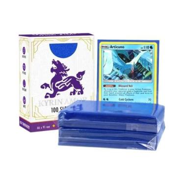 Imagem de Protetores De Cartas Premium Tamanho Padrão Para Pokémon TCG, MTG E Ca