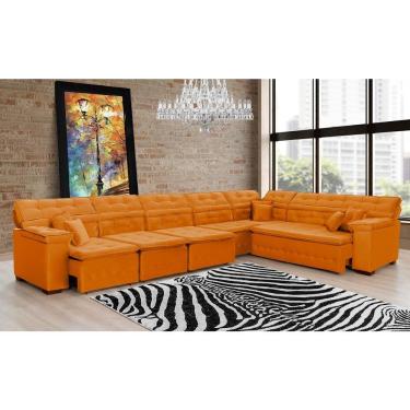 Imagem de Sofá de Canto Magno 2,37x4,57m Terra