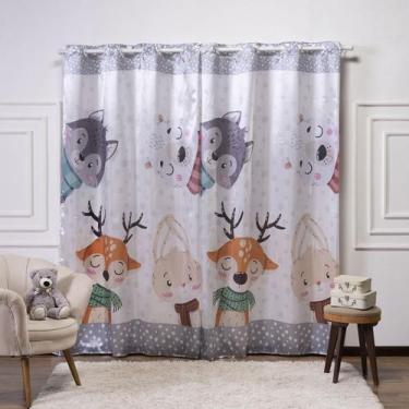 Imagem de Cortina Estampado Cetim Infantil 3.00.2.20 Decoração, Menino, Menina, 