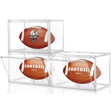 Imagem de Vitrine de futebol Leffis Memorabilia com porta magnética