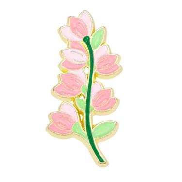 Imagem de Alfinetes de esmalte de plantas lindos broches de flores de desenho animado broches esmaltados alfinetes de lapela distintivo para mulheres meninas crianças para decoração de bolsa de roupas, One Size
