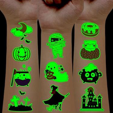 Imagem de Adesivos de Halloween com 30 folhas, para decorações de festa de aniversário de Halloween, lembrancinhas de artigos de festa, jogos de sacolas de brinde