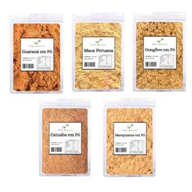 Imagem de Gengibre + Guaraná + Catuaba + Marapuama + Maca Peruana - 100g cada