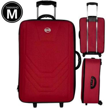 Imagem de Mala Média de Viagem ANAC 23kg Resistente com 2 alças e 2 rodinhas Vil